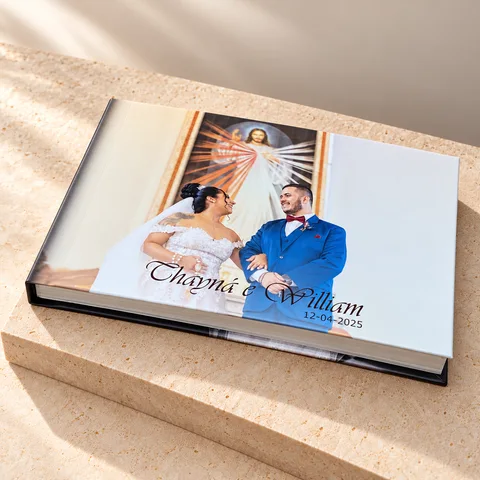 Álbum com capa fotográfica personalizada